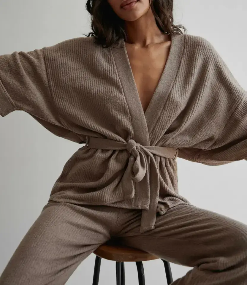 comfy outfits for women 2026 Textured Harmony