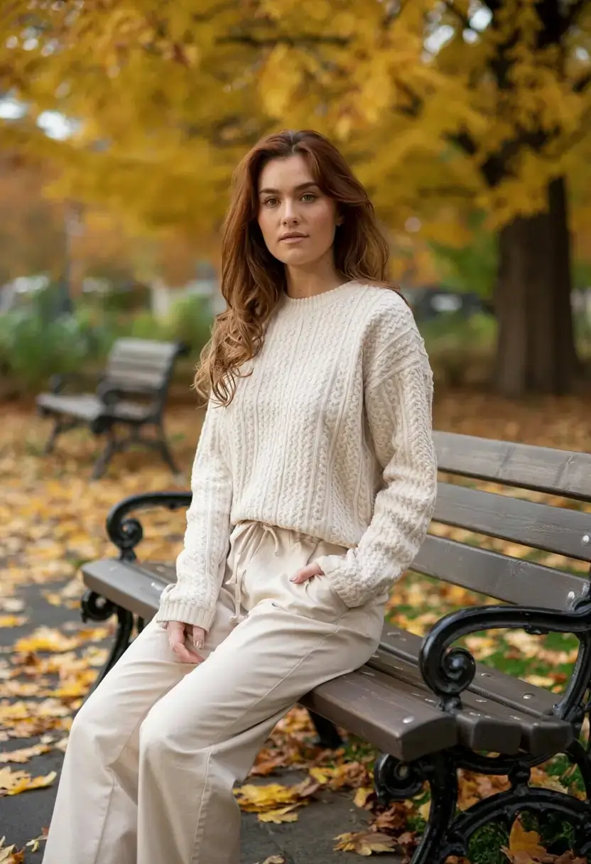 comfy outfits for women 2026 Golden Afternoon Layers