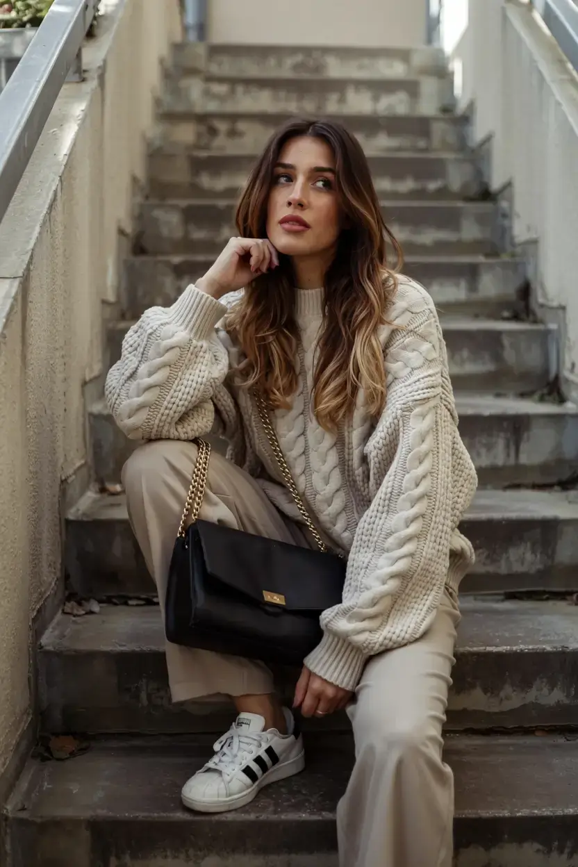 comfy outfits for women 2026 Modern Texture Play