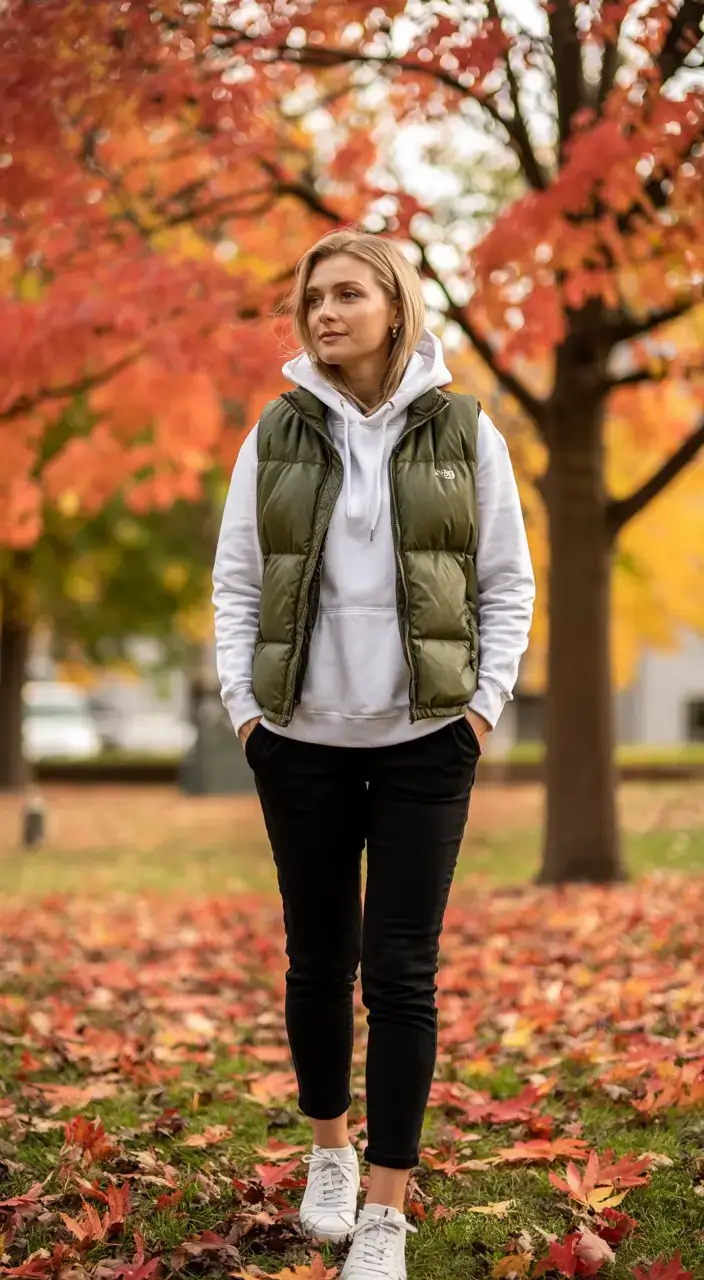 comfy outfits for women 2026 Fall Park Layers