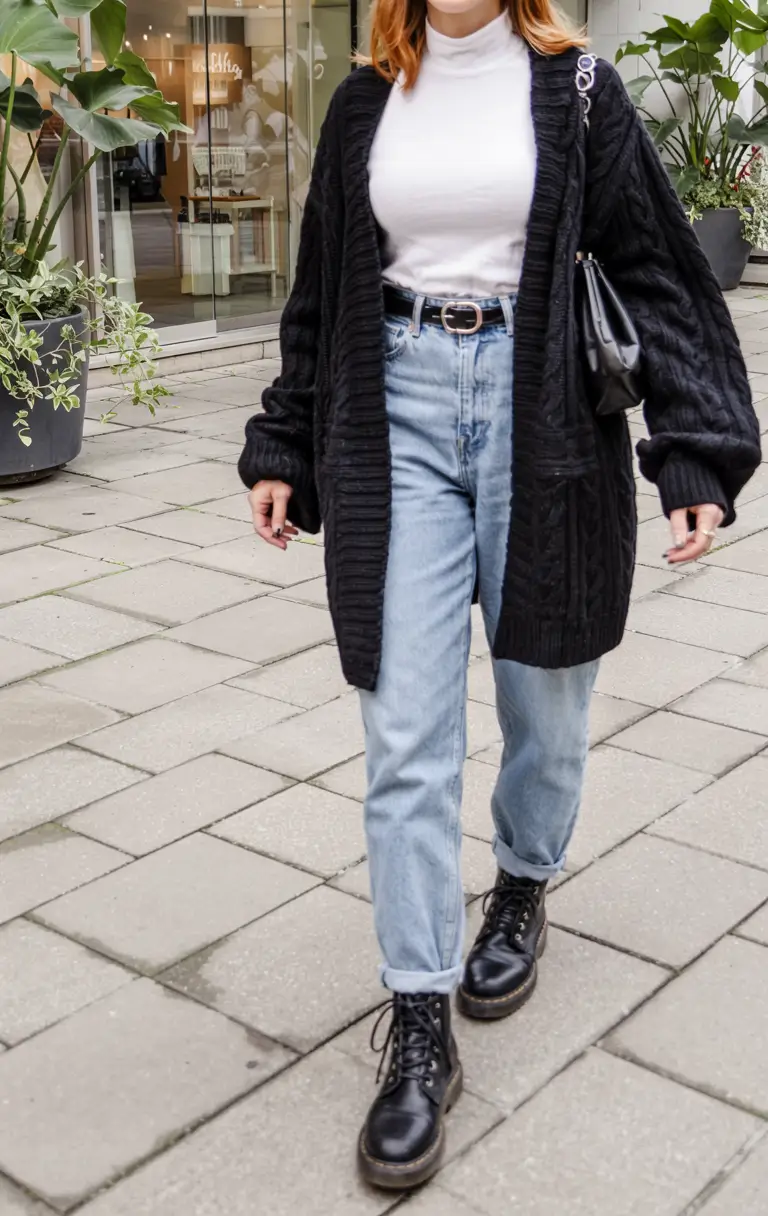 Cute casual outfit ideas 2026 Modern Layers in Monochrome
