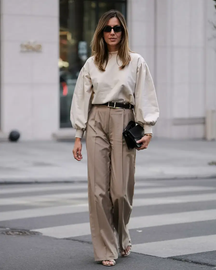 Everyday outfit inspiration 2026 Modern Neutrals with Sculptural Volume