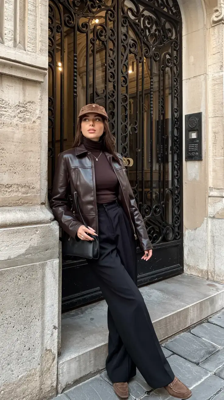 Everyday outfit inspiration 2026 Mocha Layers and Modern Femininity