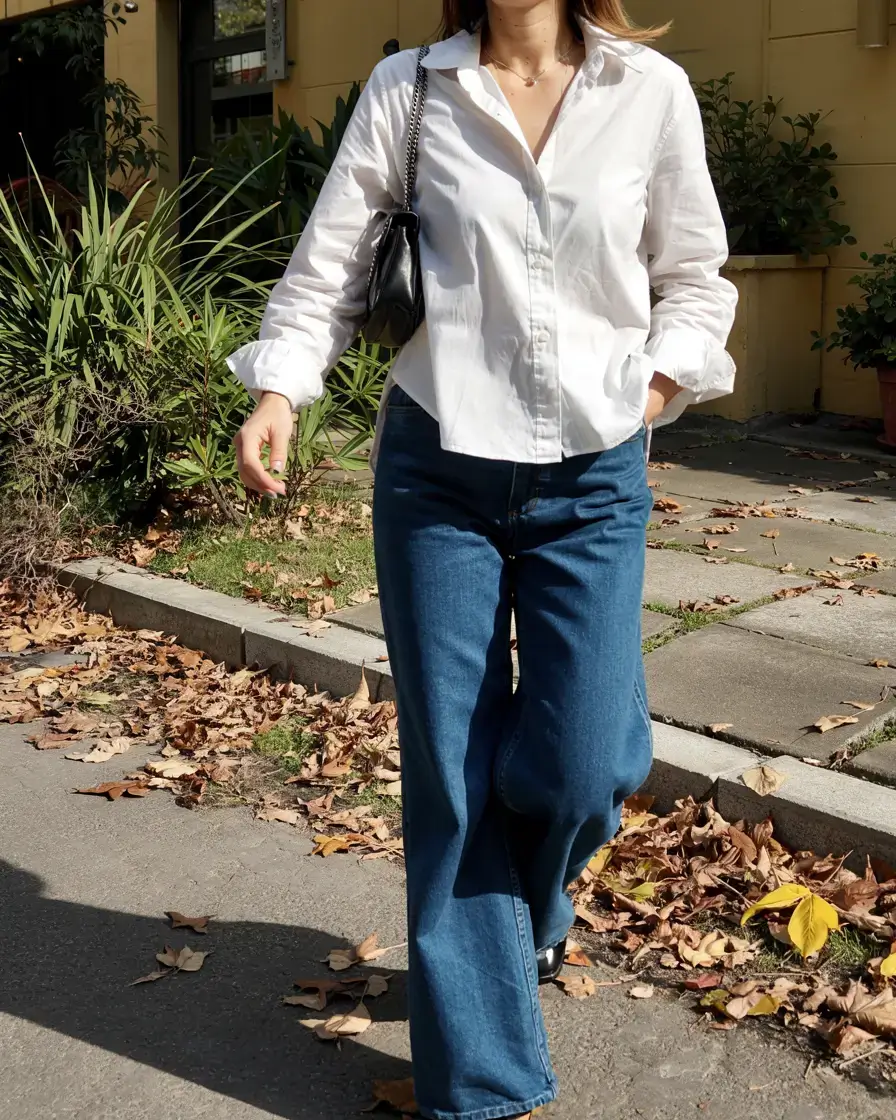 Everyday outfit inspiration 2026 Classic White Shirt, Modern Mood