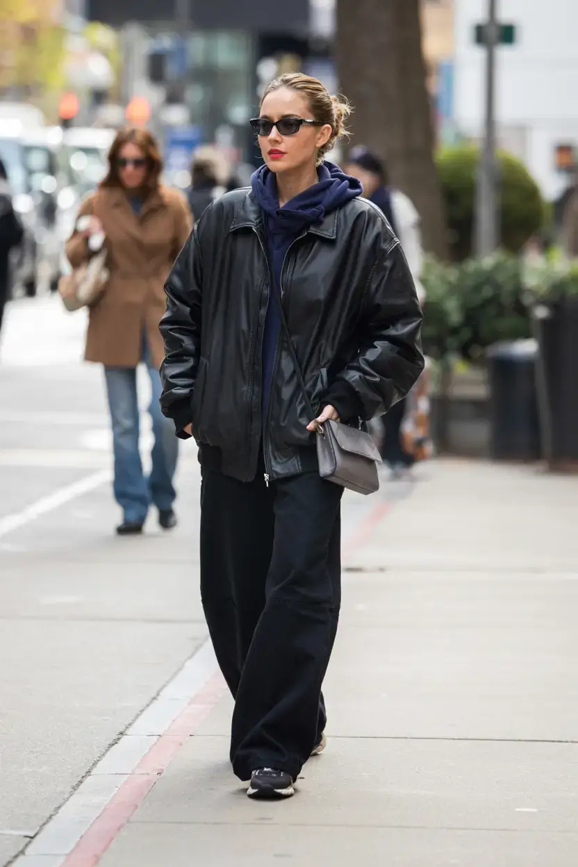 fashion outfits inspo for women 2026 Off-Duty Noir