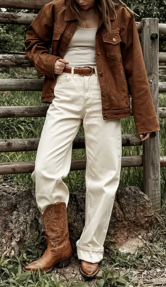 fashion outfits inspo for women 2026 Western Calm with a Modern Beat