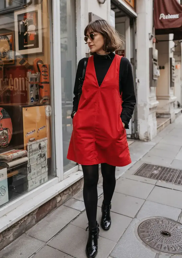 fashion outfits inspo for women 2026 Playful Red with City Poise