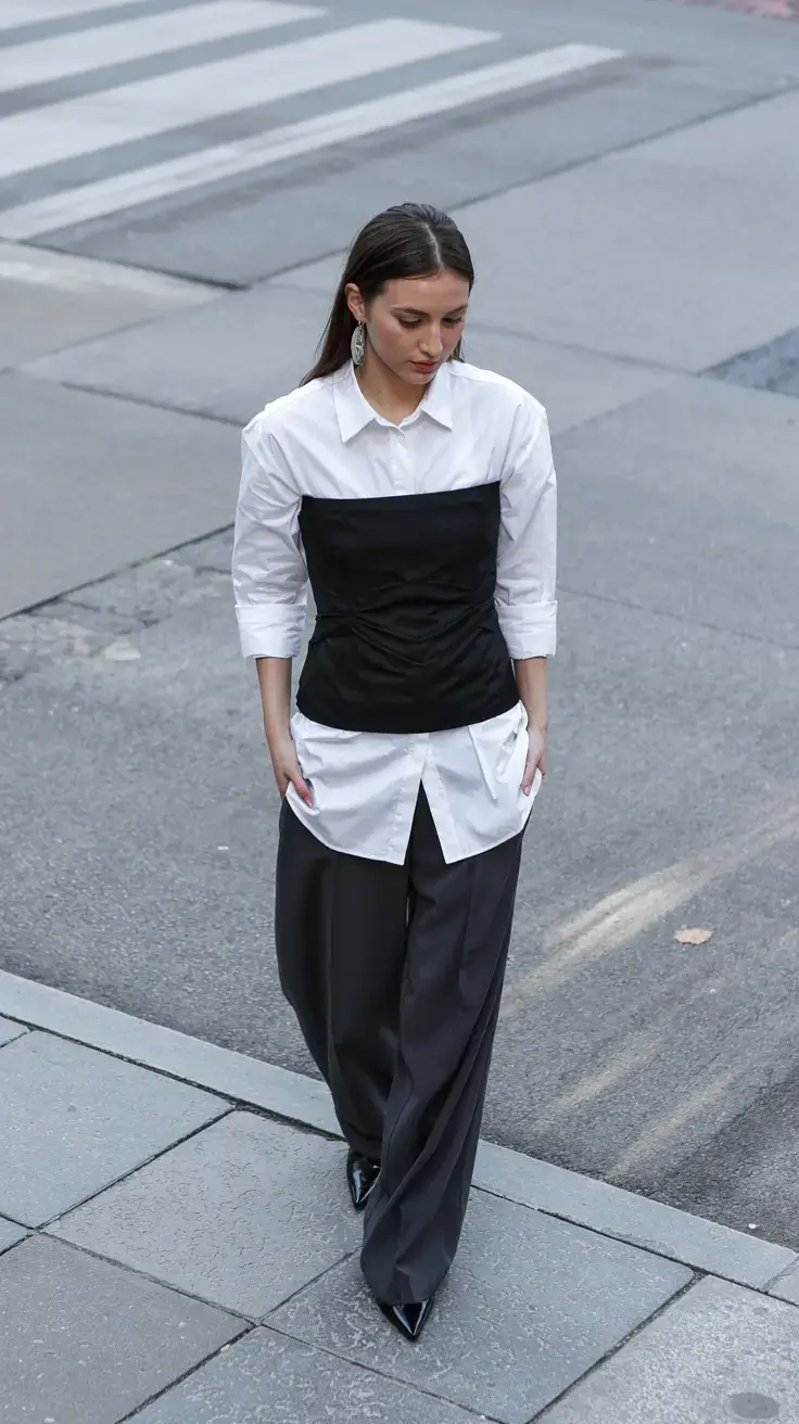 fashion outfits inspo for women 2026 Architectural Monochrome