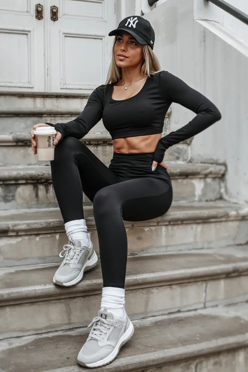 Fashionable workout outfits for women 2026 Structured Athleisure for Confident Training Days