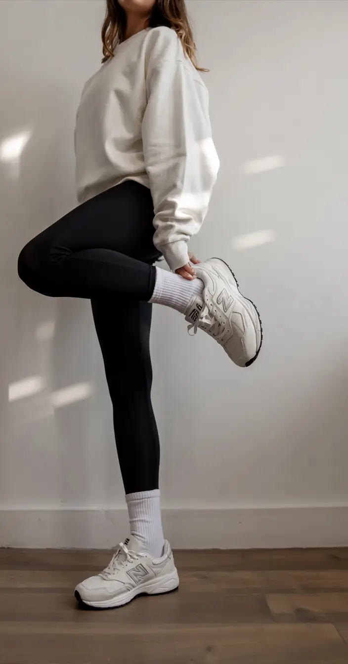 Fashionable workout outfits for women 2026 Cozy Off-Duty Comfort With a Clean Silhouette