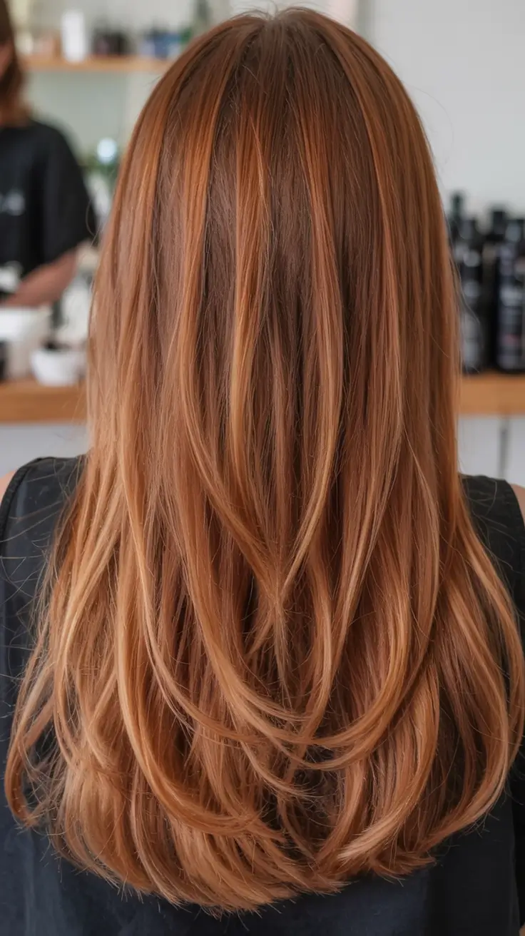 ginger hair color 2026+Layered Shine with Soft Ginger Ribbons