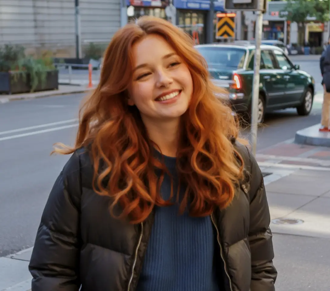 ginger hair color 2026+City Glow Ginger with Bounce and Shine