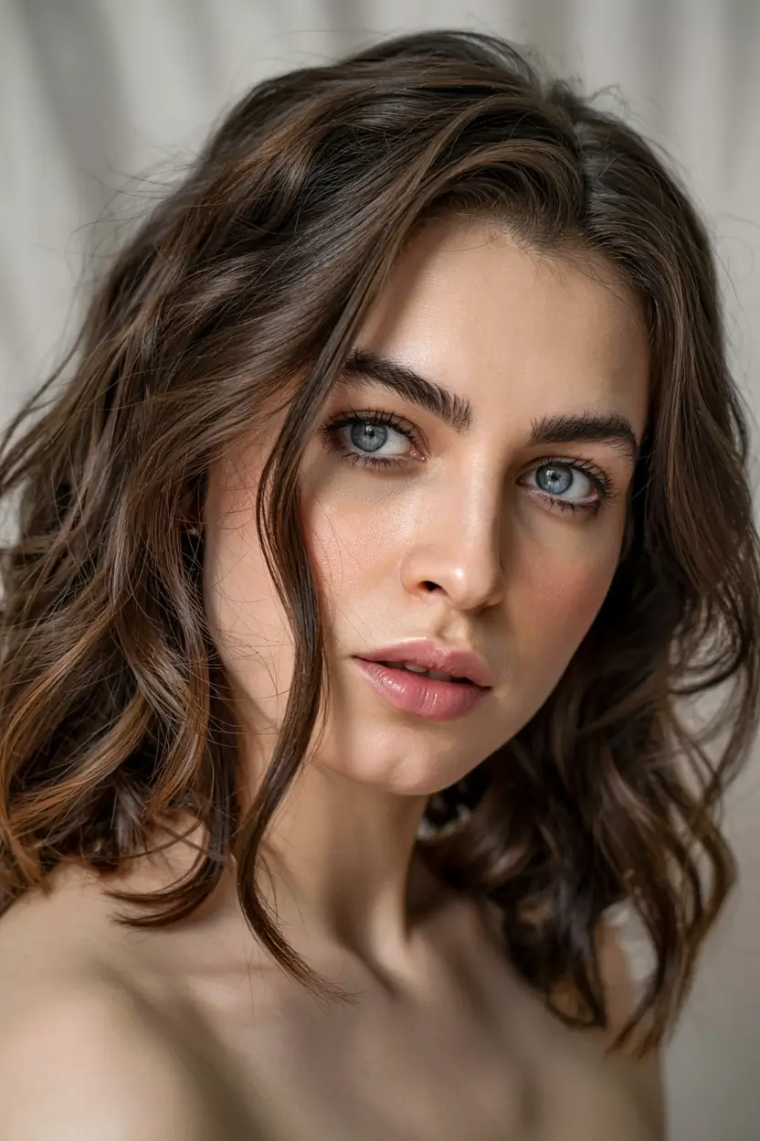 hair color for brown skin tone 2026+Soft Cinnamon Brown Bob with Tousled Texture