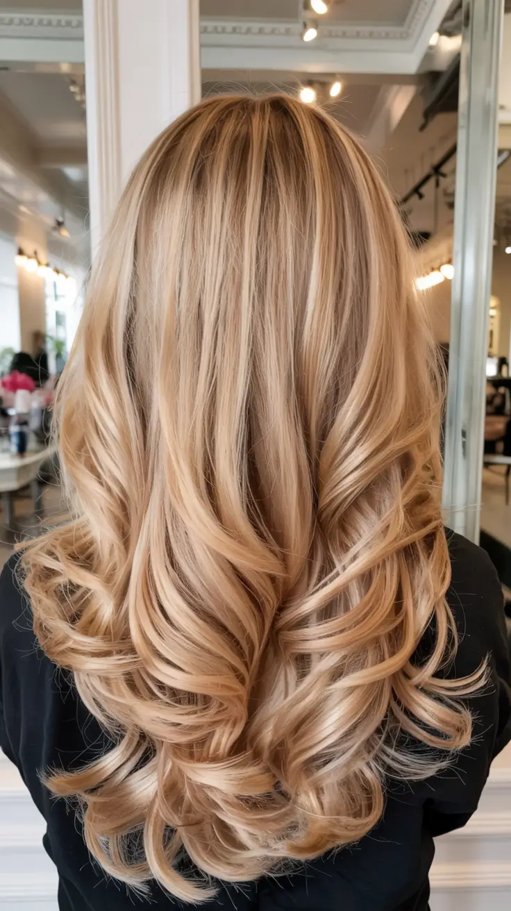 hair color for light skin tone 2026+Classic Vanilla Blonde with Voluminous Ends