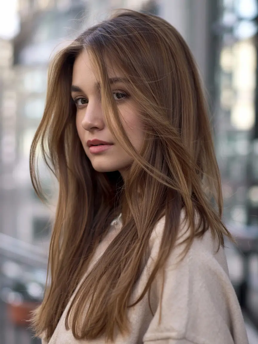 hair color for light skin tone 2026+Cool Cinnamon Brown for Soft Natural Contrast