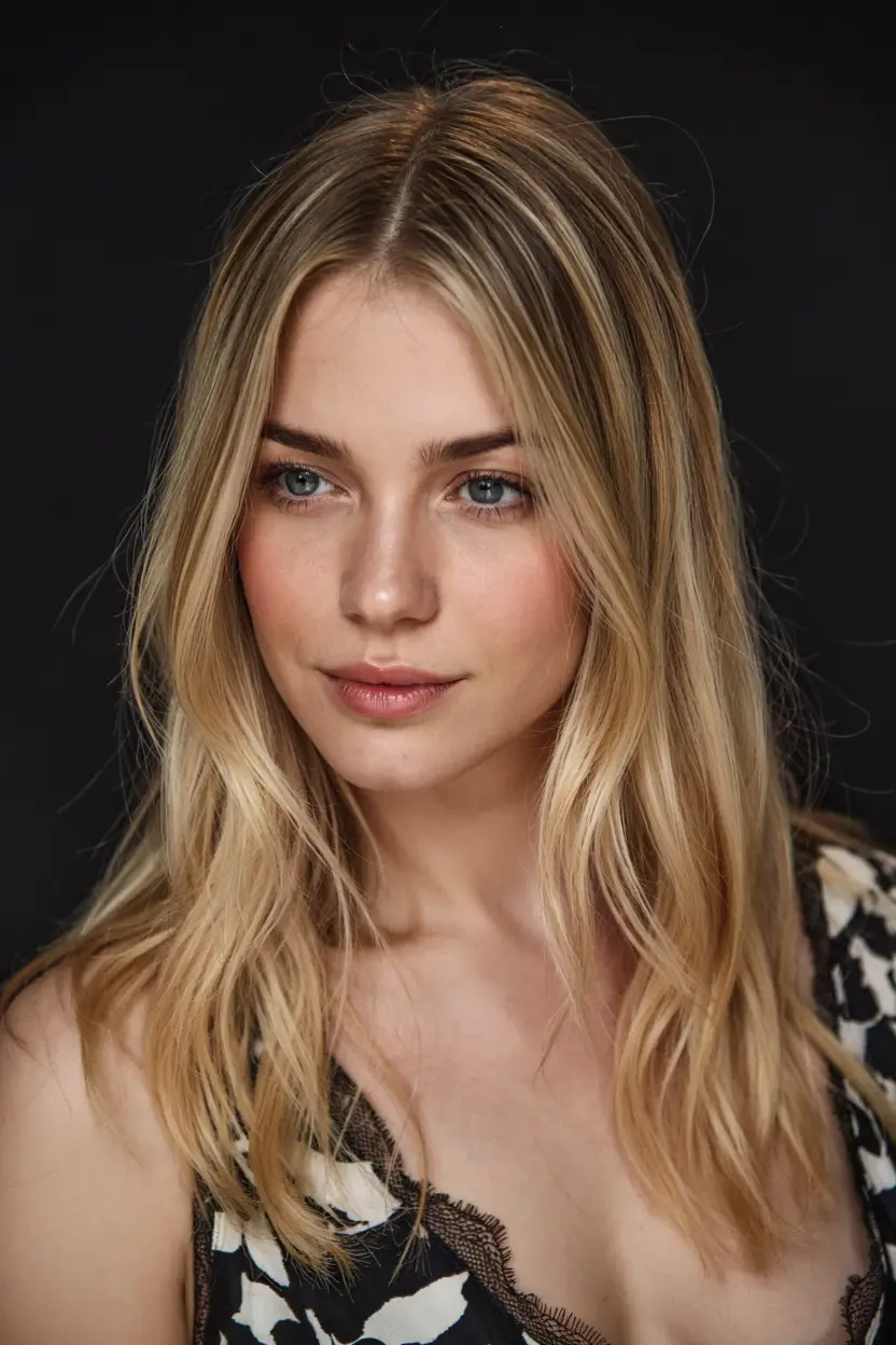 hair color for light skin tone 2026+Soft Gold Root Melt