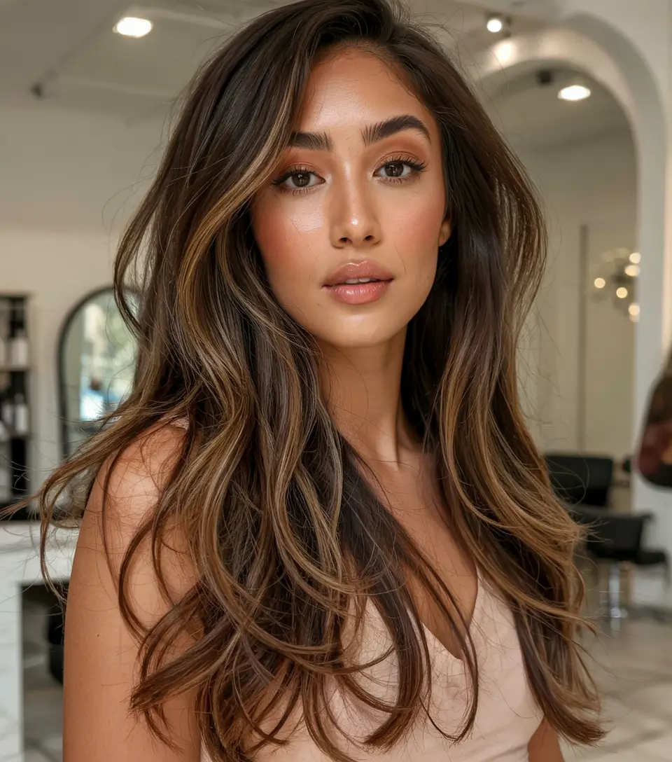 hair color for tan skin tone 2026+Expensive Brunette With Hazelnut Dimension