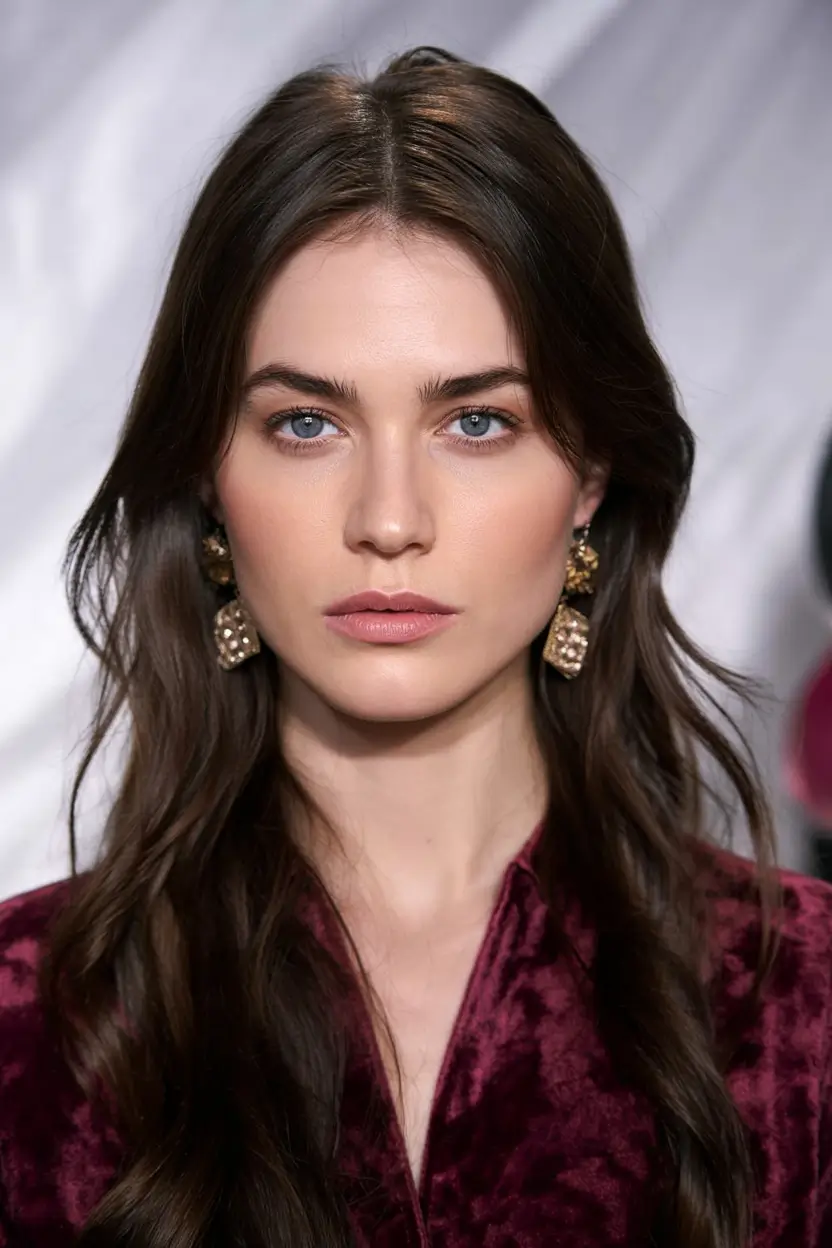 hair color for warm skin tone 2026+Espresso Walnut with a Polished Silhouette