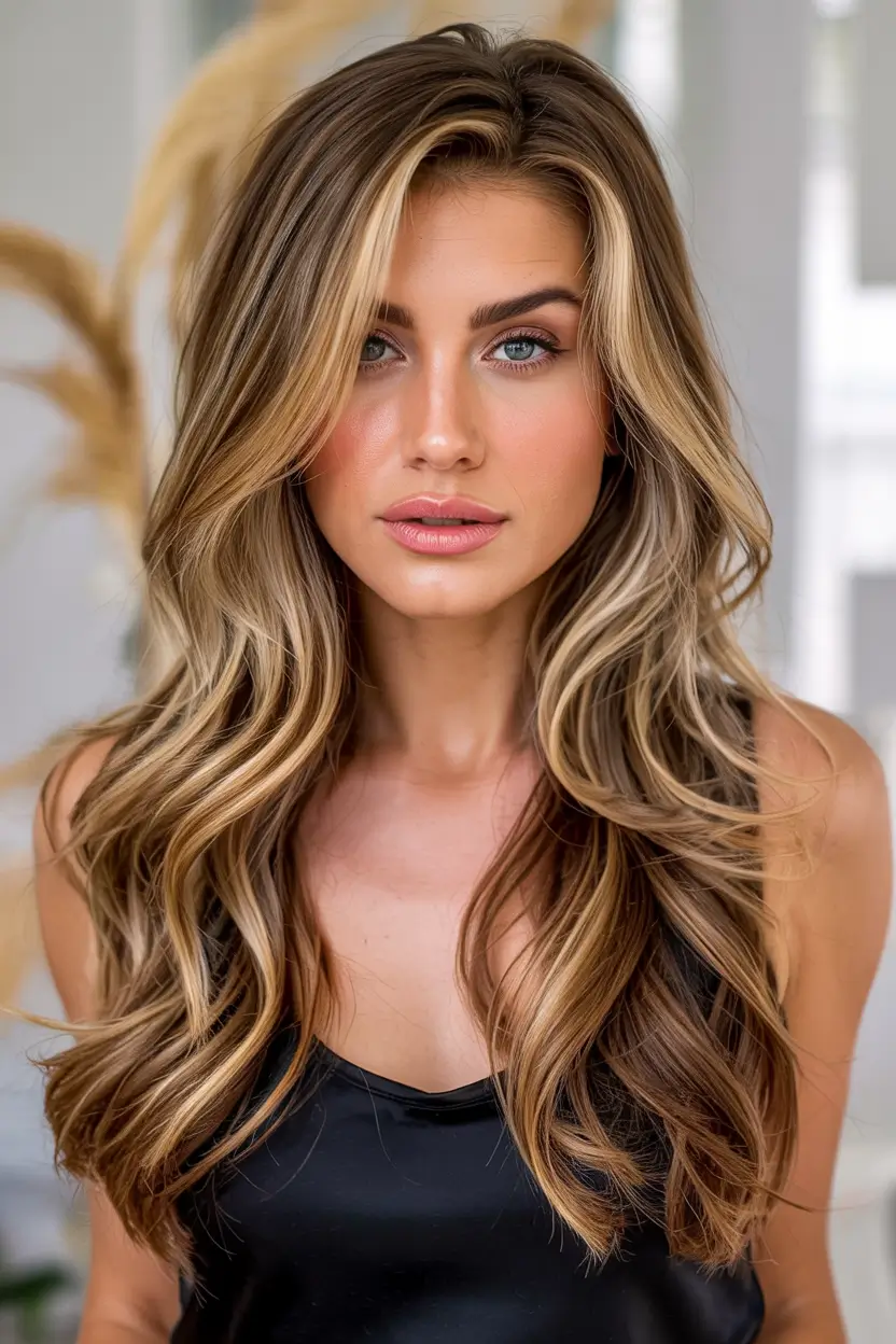 hair color trends 2026 Sunbeam Highlights on Beachy Layers