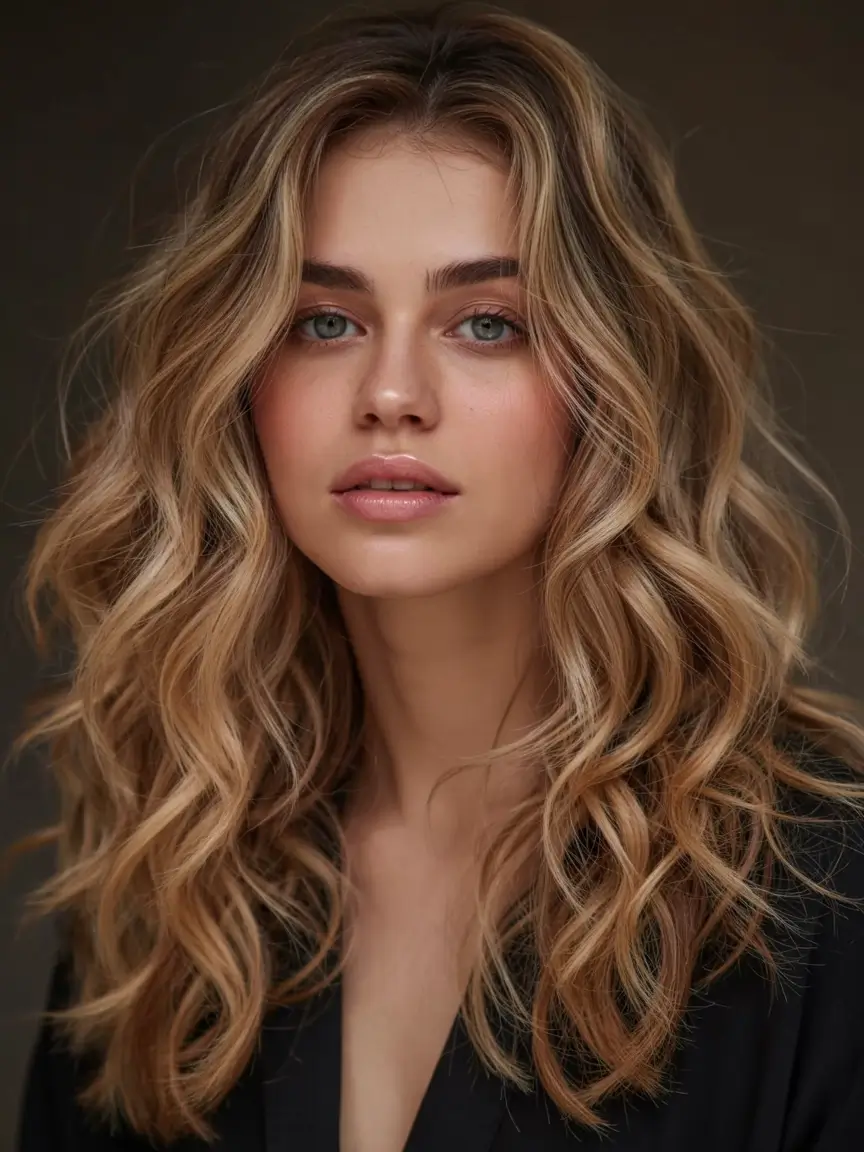 hair color trends 2026 Warm Vanilla Swirl with Cloud Curls