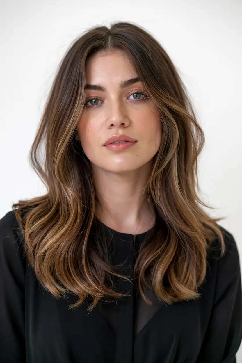 haircut ideas 2026 Voluminous Mid-Length Layers with Depth