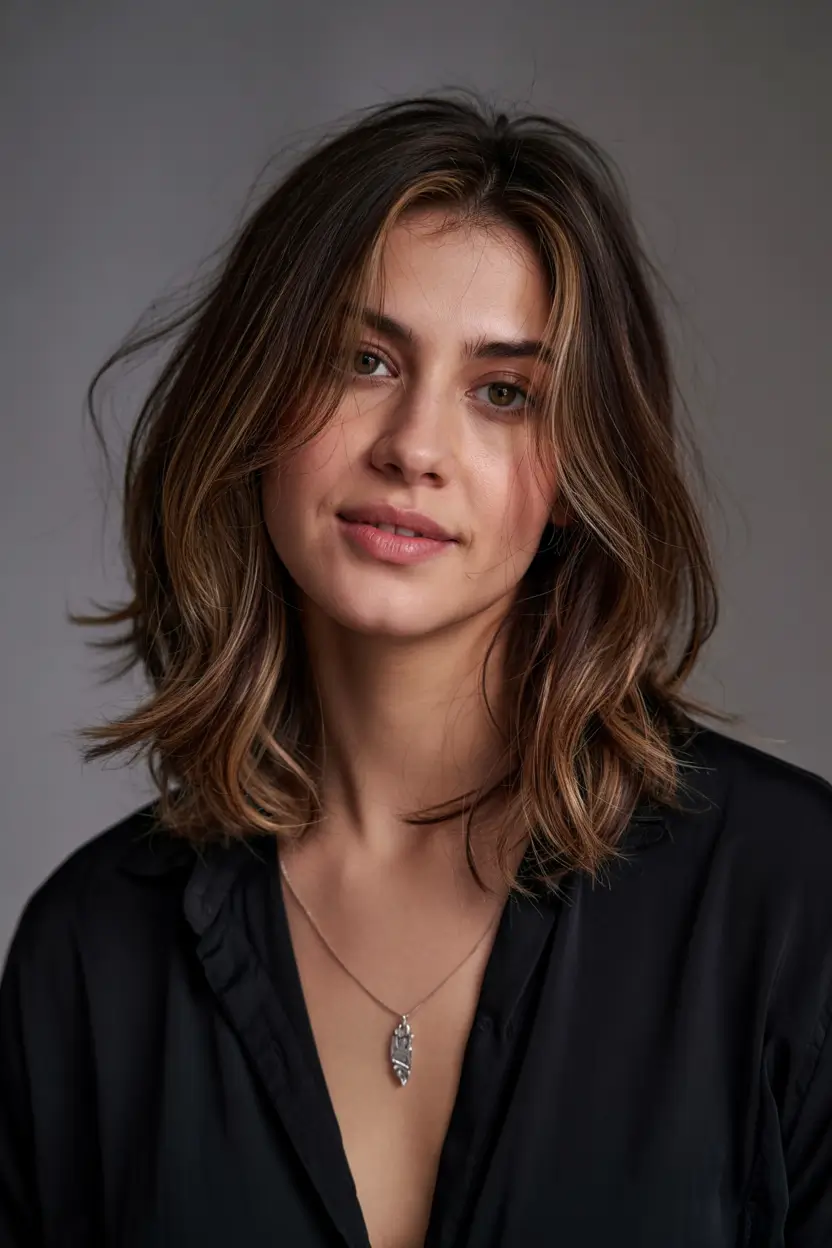 haircuts for medium hair 2026 Shag-Lite with Effortless Texture