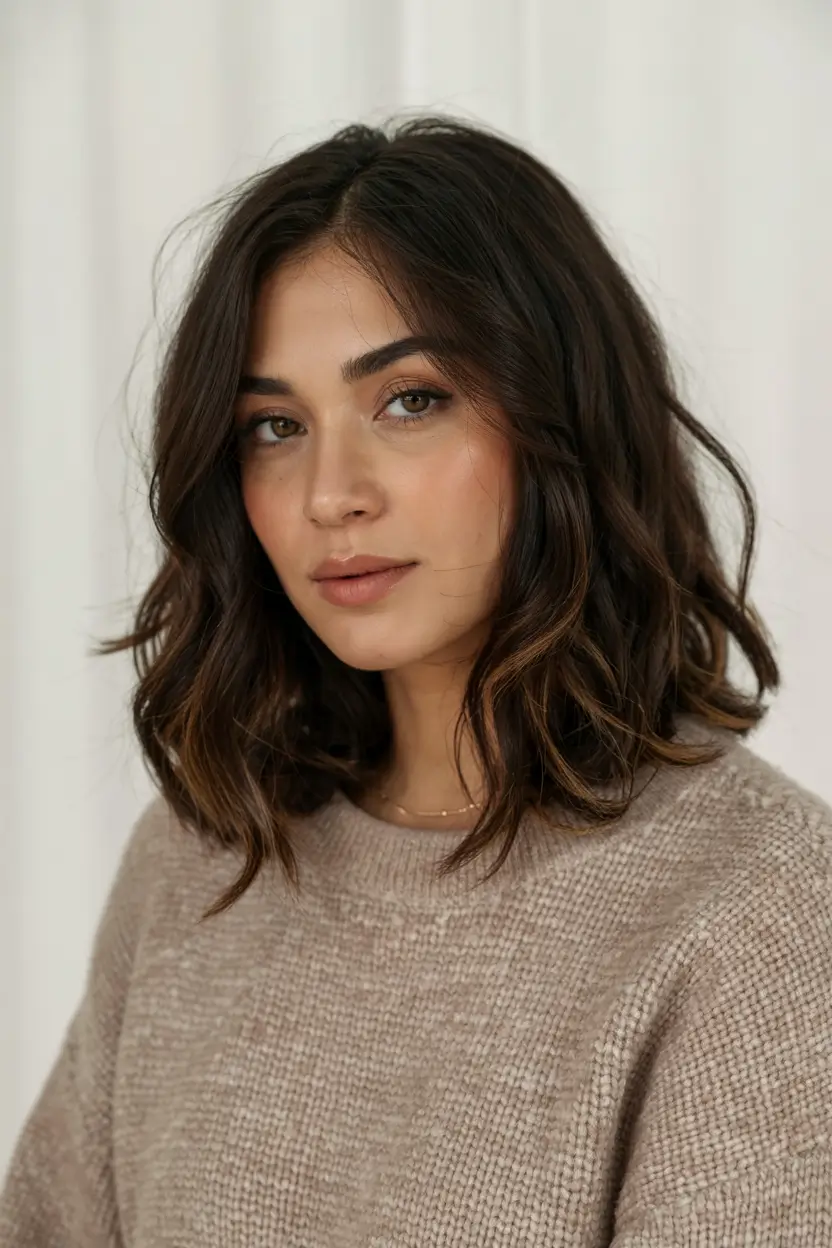 haircuts for medium hair 2026 Grown-Out Bob with Peekaboo Highlights