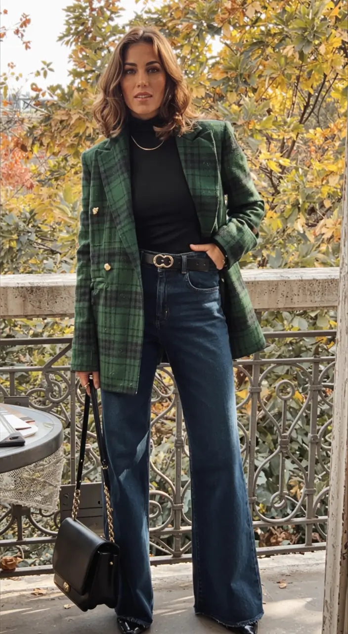 Modern outfits for women ideas 2026 Classic Layers With a Hint of Heritage