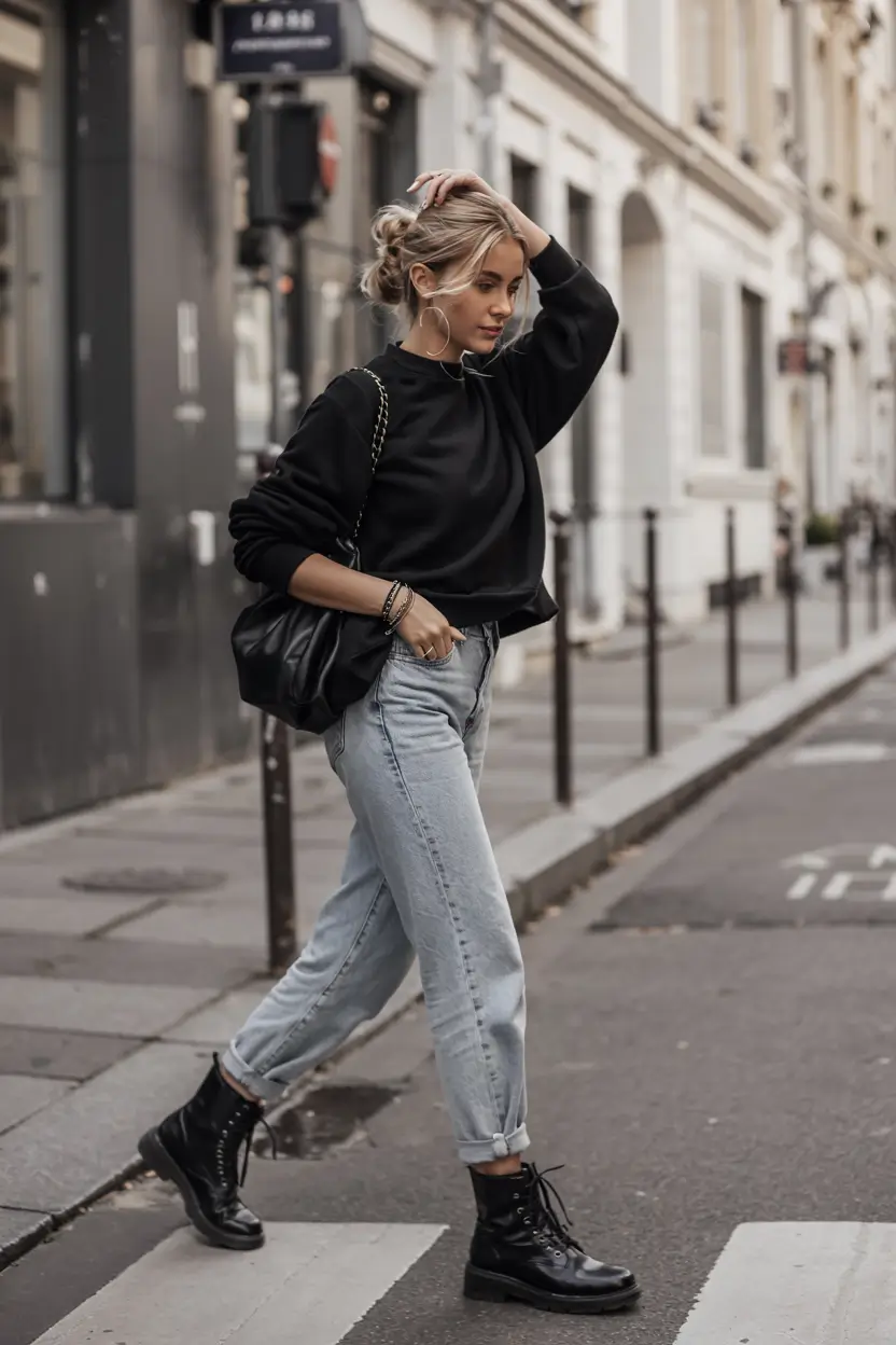 Modern outfits for women ideas 2026 Effortless Streetwear With Clean Edges