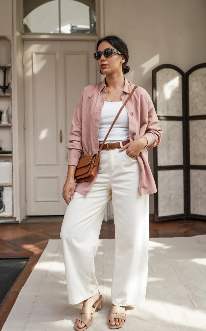 mom outfit ideas 2026 Soft Layers and Warm Neutrals