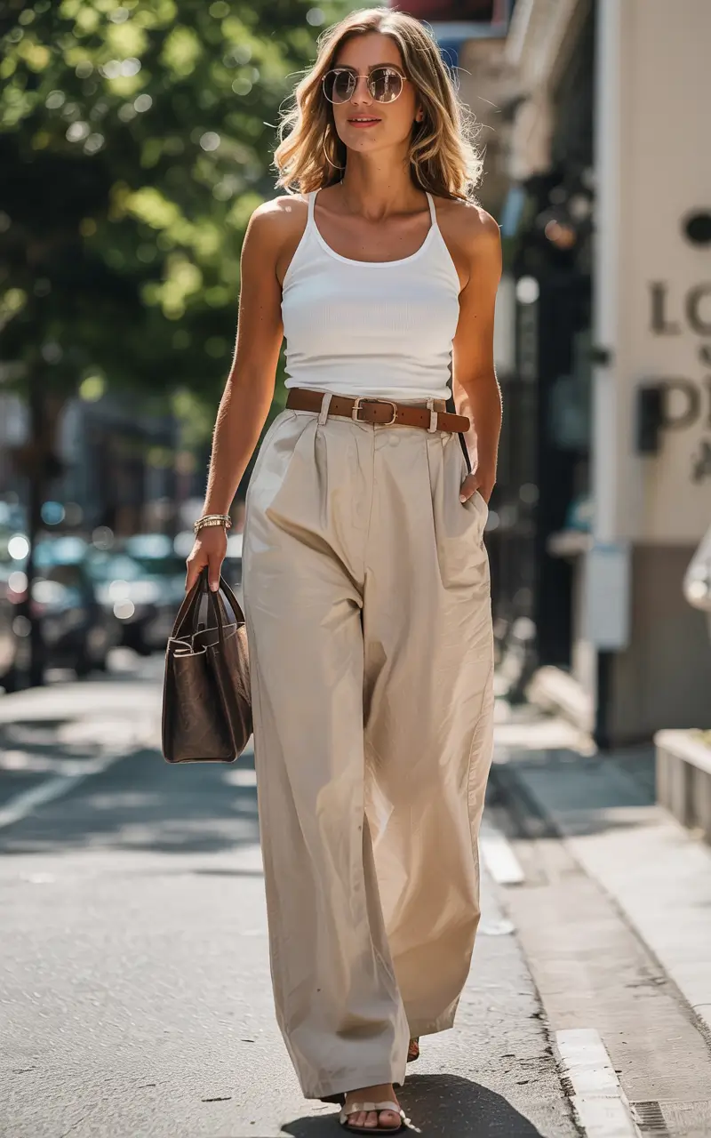 mom outfit ideas 2026 Minimalist Summer Power