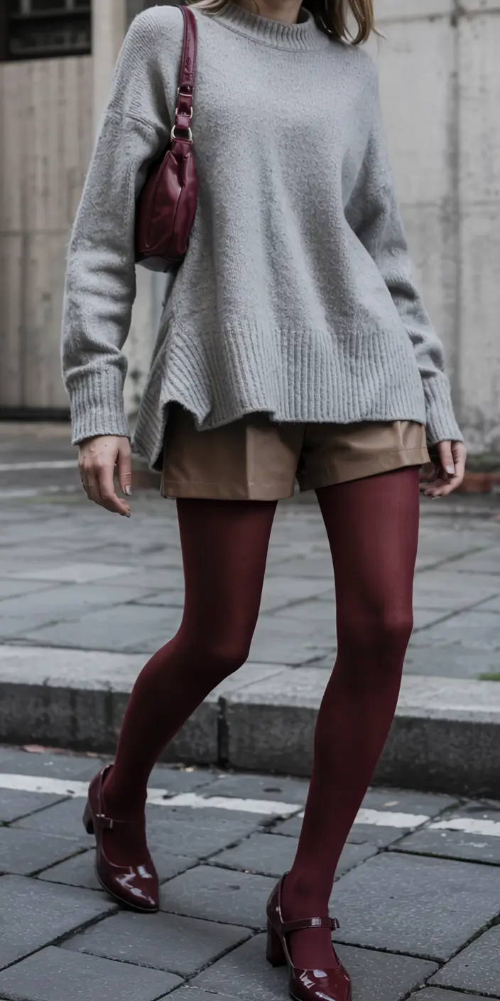 new cute outfit trends 2026 Burgundy Tones and Soft Layers