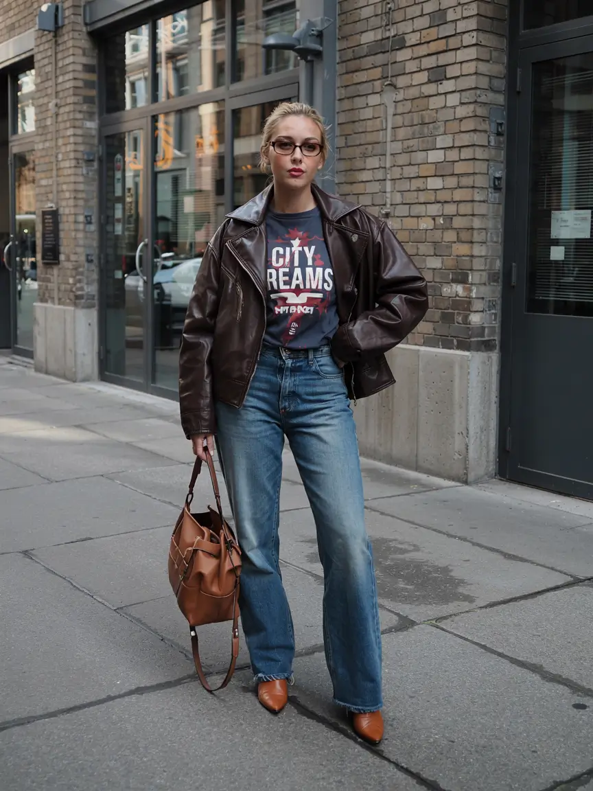 new cute outfit trends 2026 Retro Cool with a Modern Spin