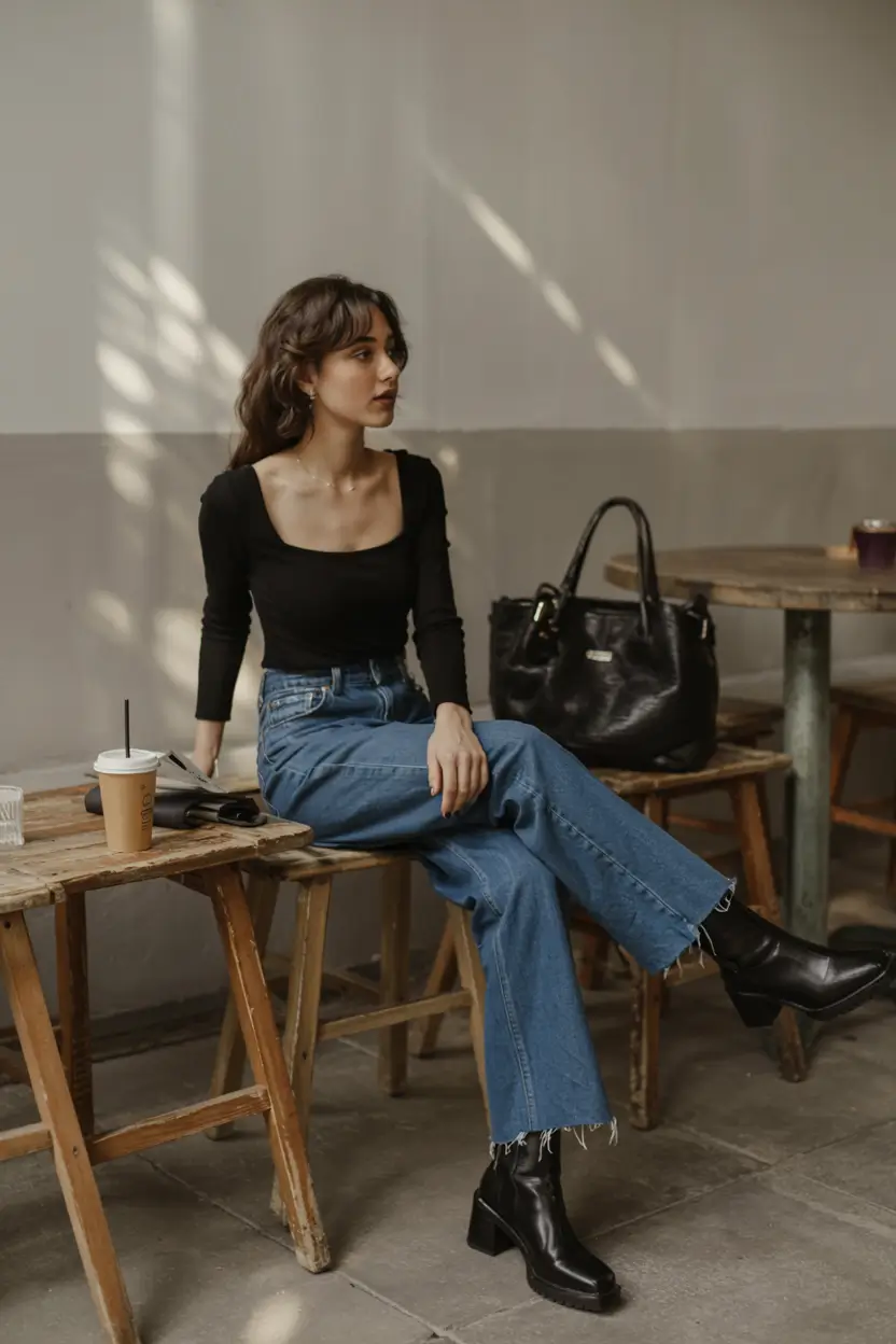 new cute outfit trends 2026 Timeless Café Minimalism