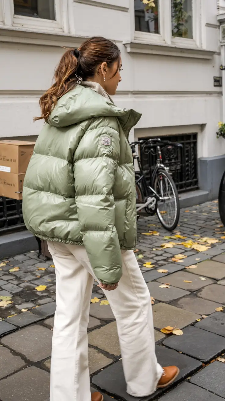 new cute outfit trends 2026 Soft Utility in Pastel Green