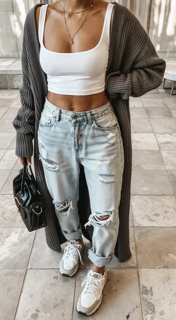 new cute outfit trends 2026 Effortless Layers with a Twist