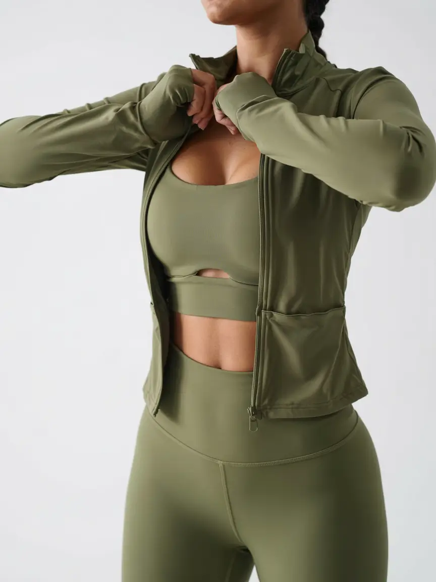 New gym fashion trends 2026 Earth-Tone Sculpted Warmth