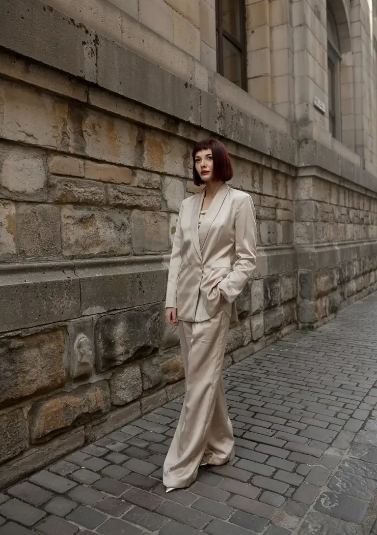 old money outfits for women 2026 Silk Power and Modern Nobility