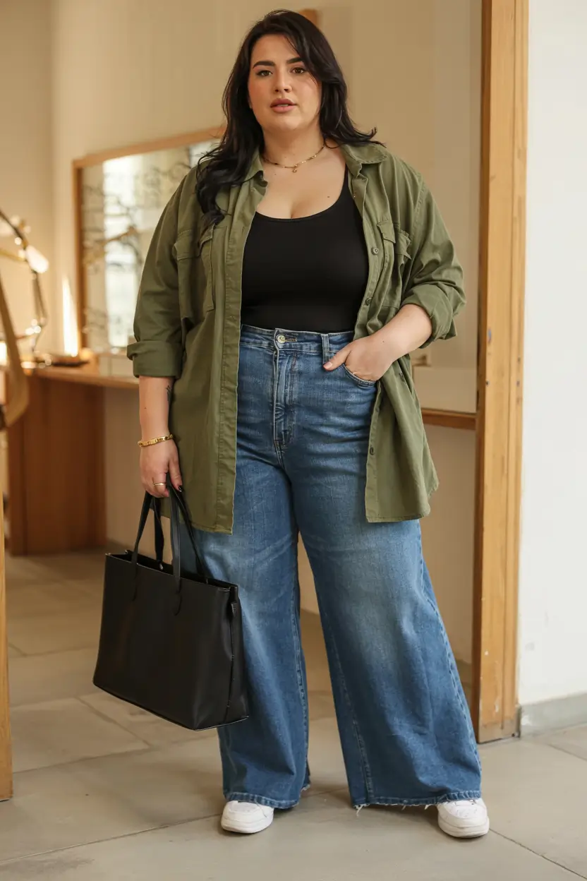 plus-size outfits for women 2026 Smart-Casual Reimagined