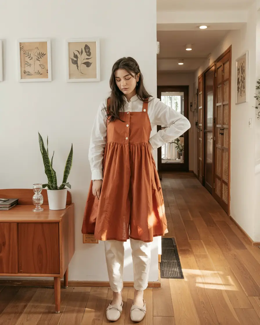 plus-size outfits for women 2026 Playful Layers with a Retro Twist