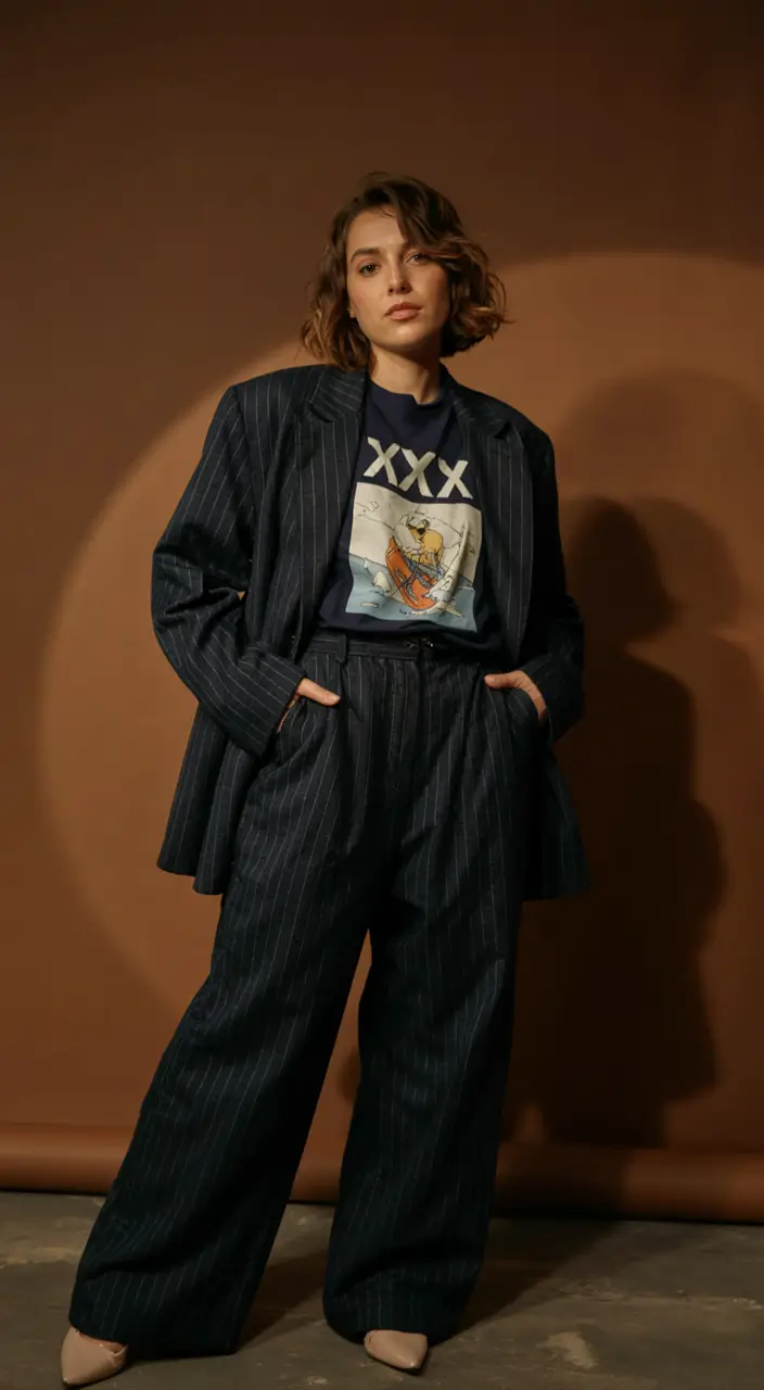 plus-size outfits for women 2026 Relaxed Power Suiting