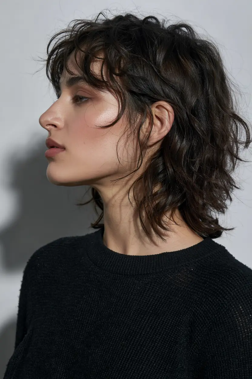 shag haircut ideas 2026 Textured Layers with Grunge Influence