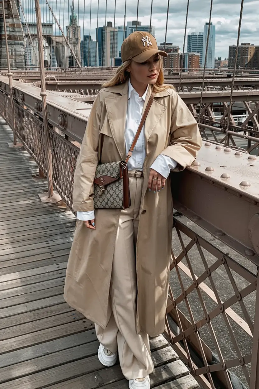 Stylish New York outfits 2026 City Neutrals With a Sporty Twist