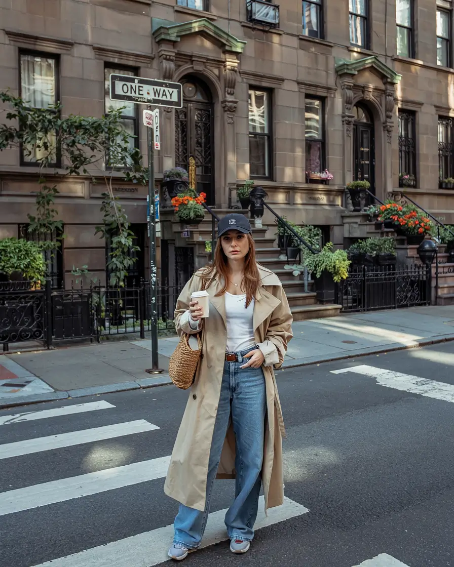 Stylish New York outfits 2026 Everyday Denim With Classic Layers