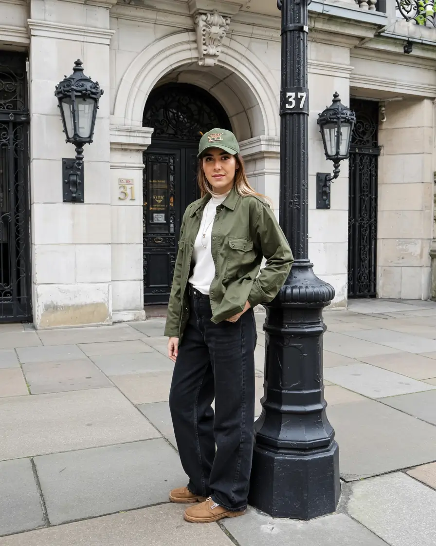 Stylish New York outfits 2026 Utility Greens and Clean Lines