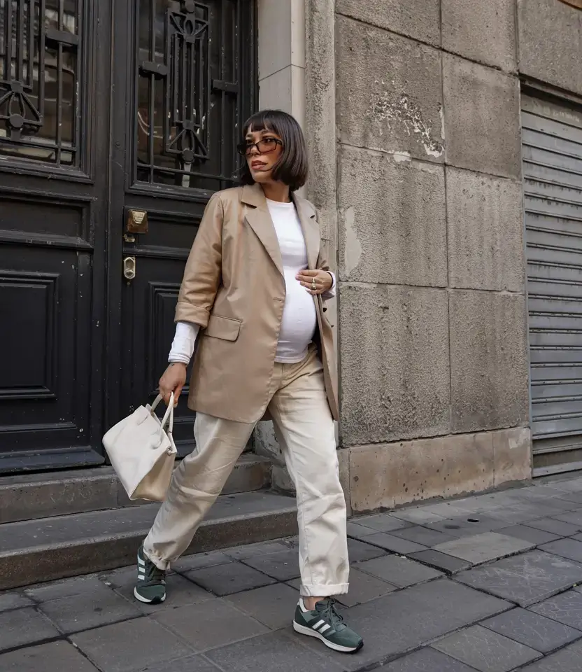 Stylish pregnancy outfits 2026 Effortless Street Comfort