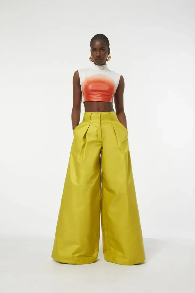 summer outfits for Black women 2026 Citrus Pop Meets Sculpted Chic