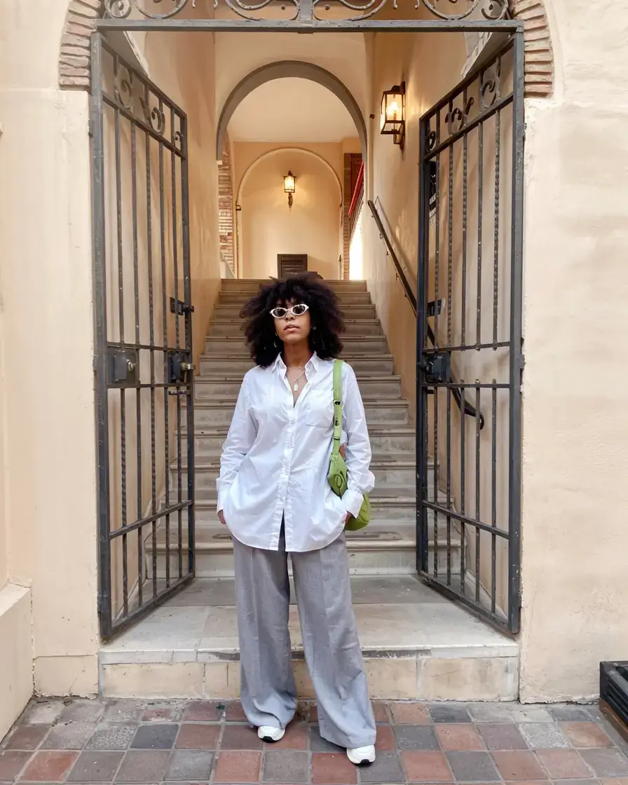summer outfits for Black women 2026 Parisian Ease with Afro Elegance