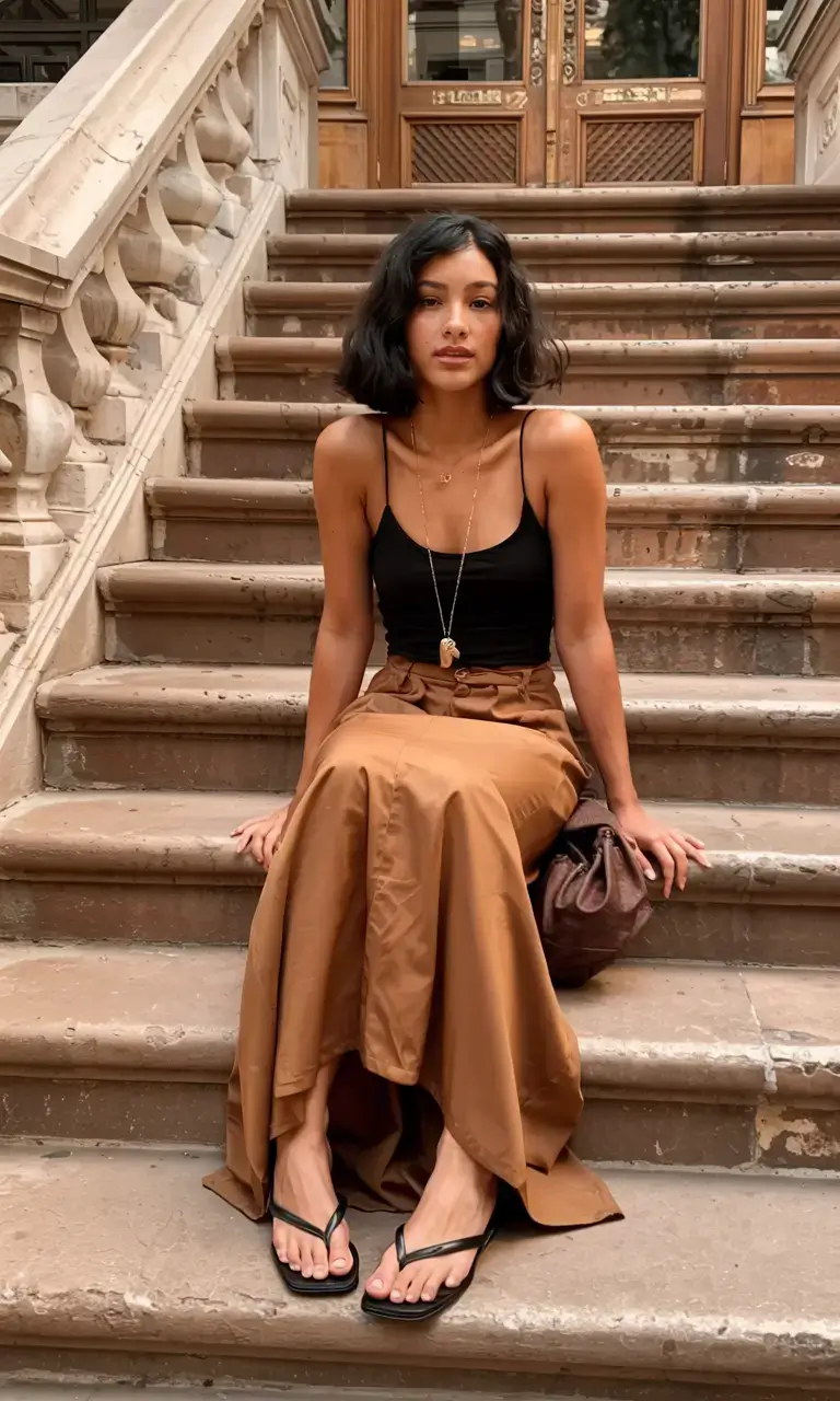 summer outfits for Black women 2026 City Bronze with a Touch of Ease