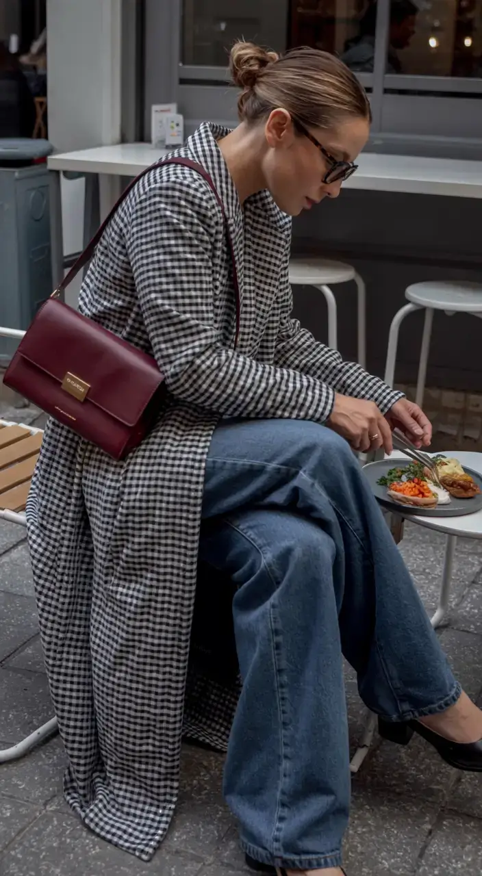 Travel outfit ideas 2026 Urban Gingham Grace